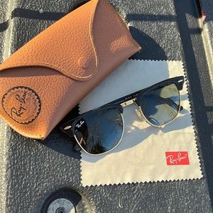 RayBan Clubmasters - Brand new/Black frame, Originally 174, selling for 75